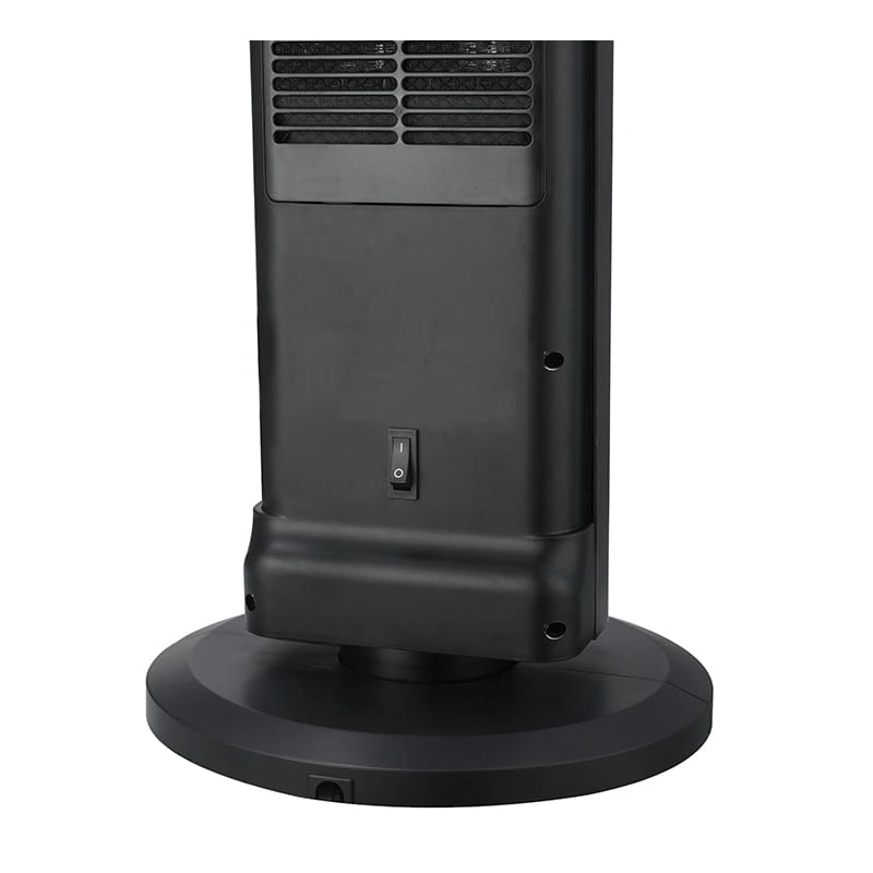 Ультратонкий башня керамический электрический нагреватель черный и серебро Ультратонкий башня керамический электрический нагреватель черный и серебро